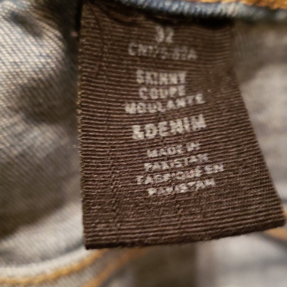 Distressed Skinny Coupe Moulante & Denim Jeans - Picture 4 of 8